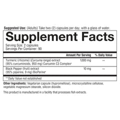 BioPerine black pepper extract for absorption