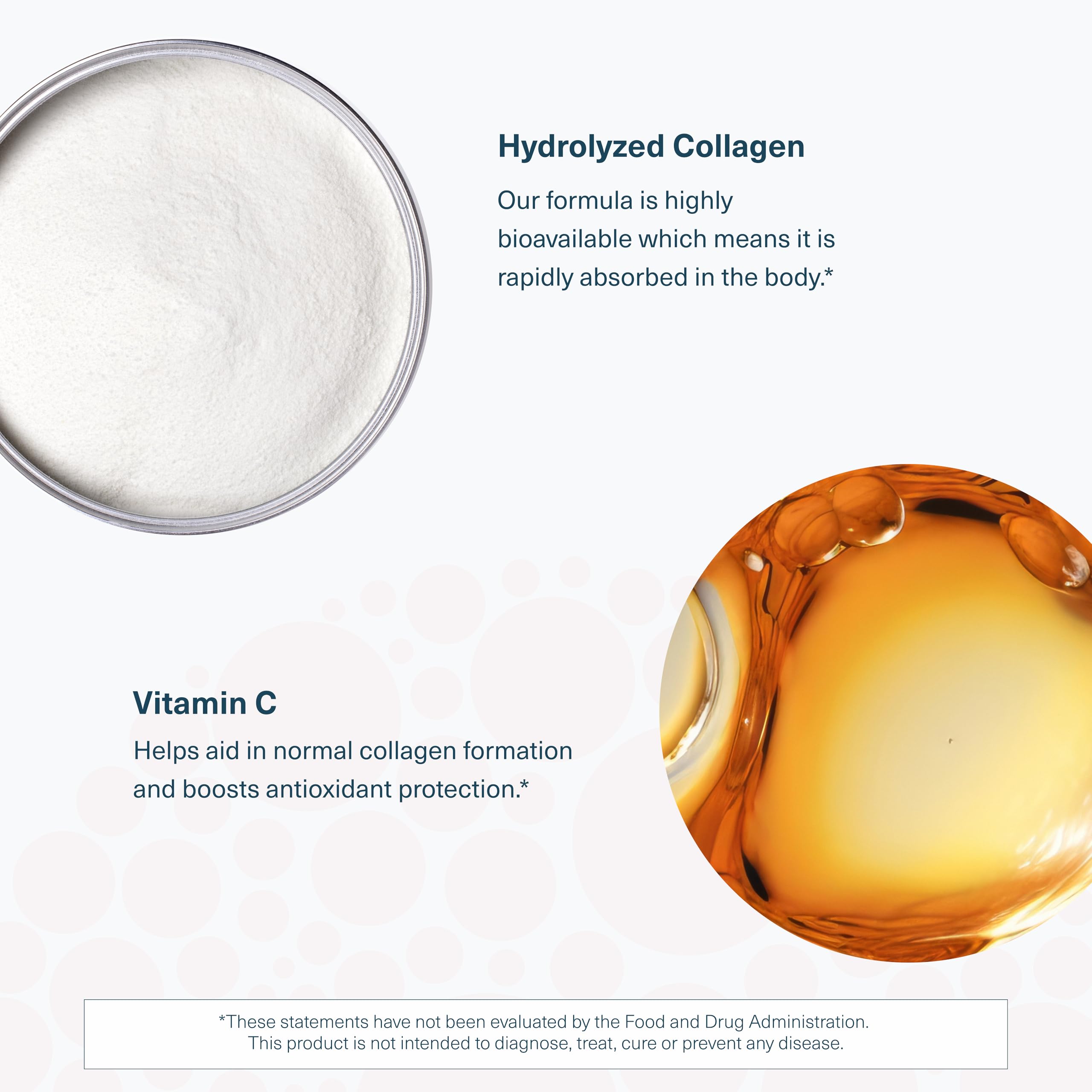 Graphic of 18 amino acids in Youtheory collagen powder