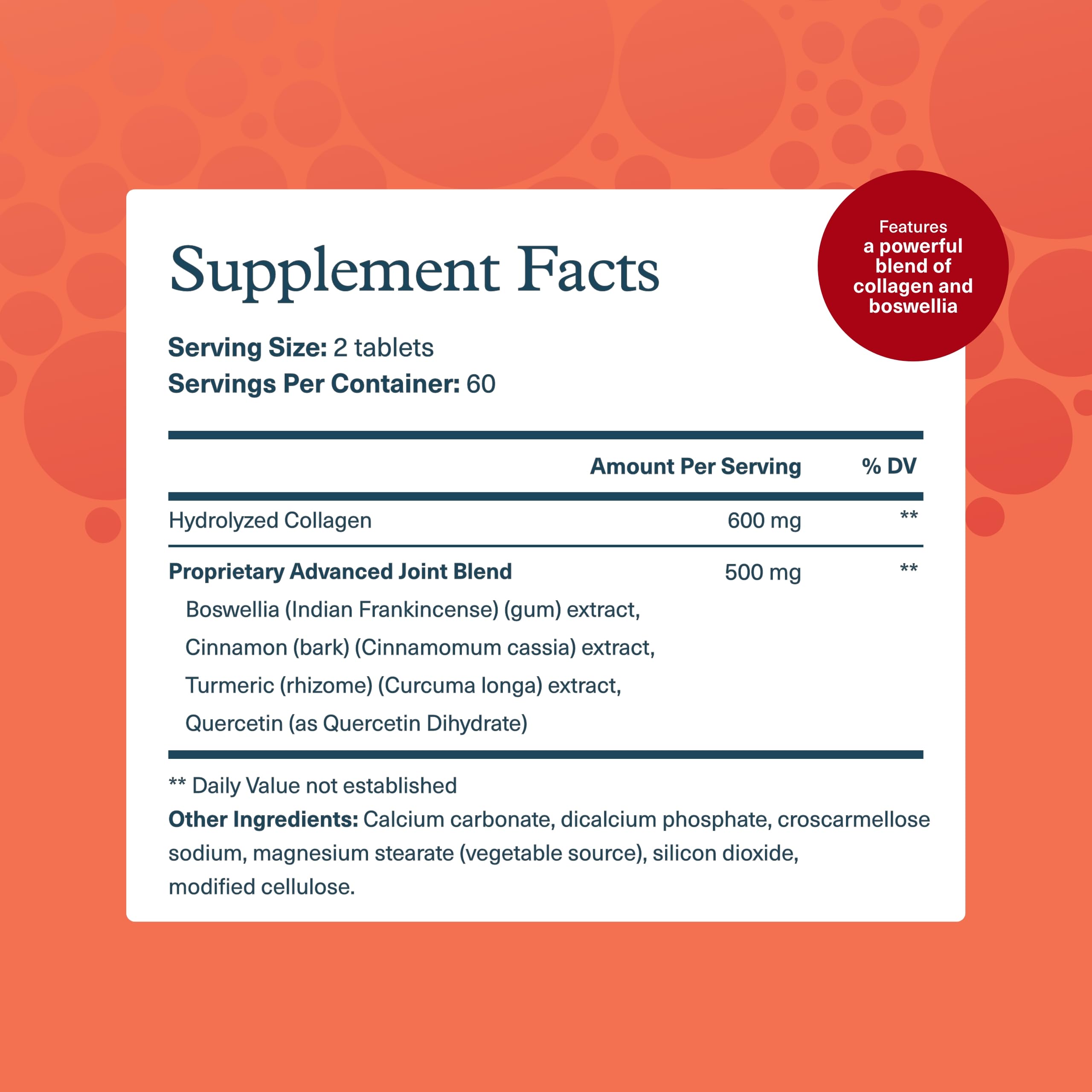 Close-up of Youtheory Joint Collagen Advanced label