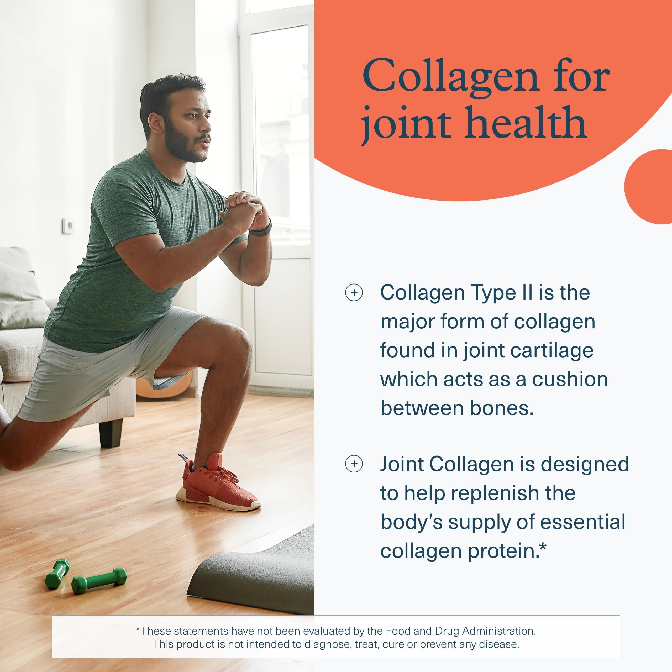 Hydrolyzed collagen supplement background