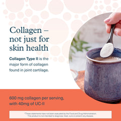 Close-up of UC-II label on Youtheory Joint Complex bottle