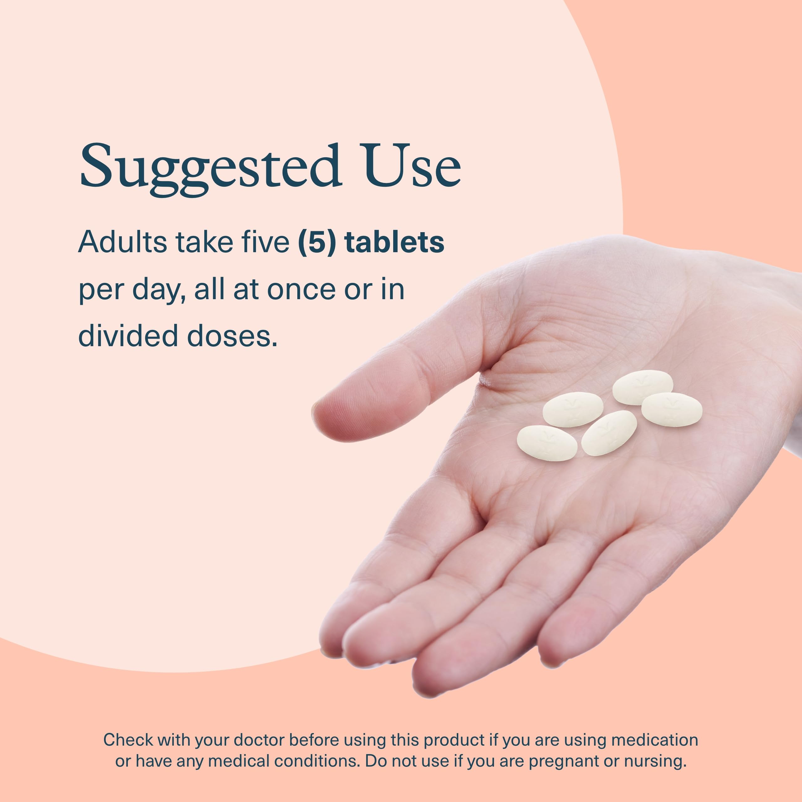 Nutrition facts and vitamins included with marine collagen