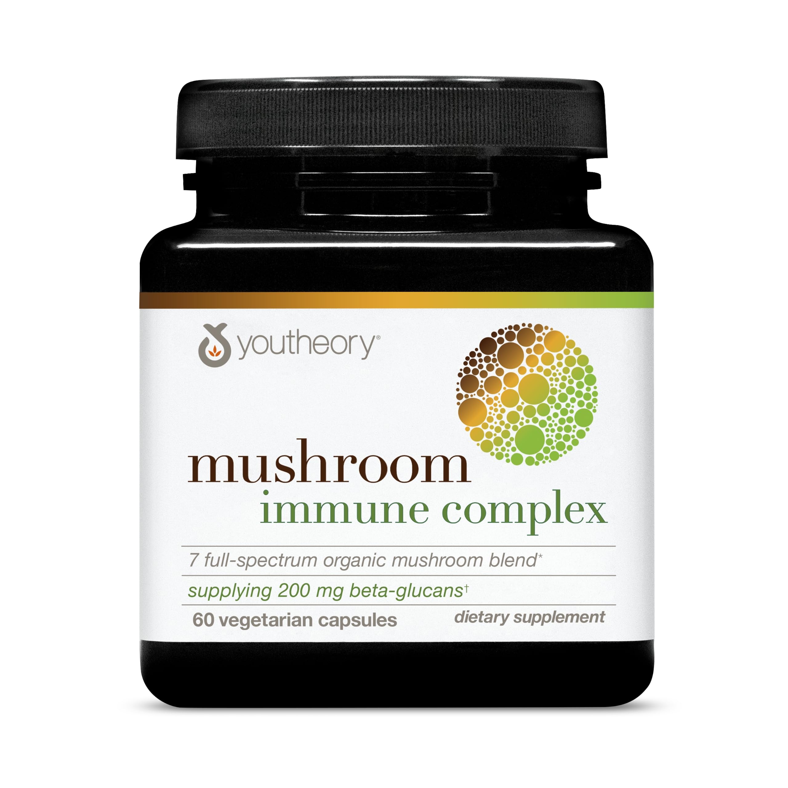 Youtheory Mushroom Immune Complex bottle – front view