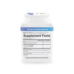 Dissolving magnesium powder in water showing effervescent mix