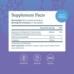 Youtheory Relax Magnesium Powder ingredients list