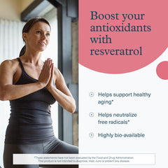 Graphic depiction of grape skins and natural sources for resveratrol