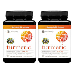 Front of Youtheory Turmeric Extra Strength two-pack