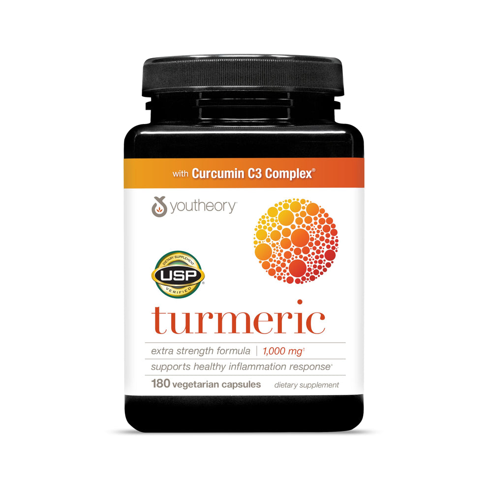 Youtheory Turmeric Extra Strength 1000 mg packaging