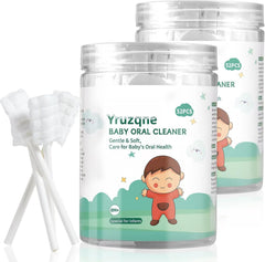Yruzqne 104Pcs baby tongue cleaner packaging