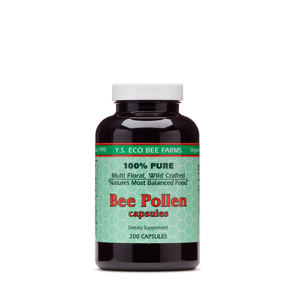 YS BEE FARMS Bee Pollen 550 mg capsules - 200 count
