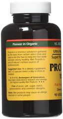YS Eco Bee Farms Propolis 1000 - 90 Caps Pack of 3 label