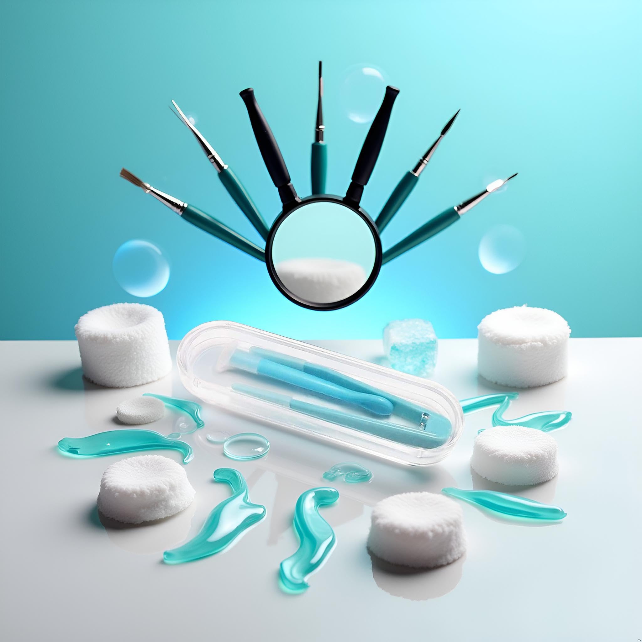 All-in-one YuanHolumid blue contact lens tool