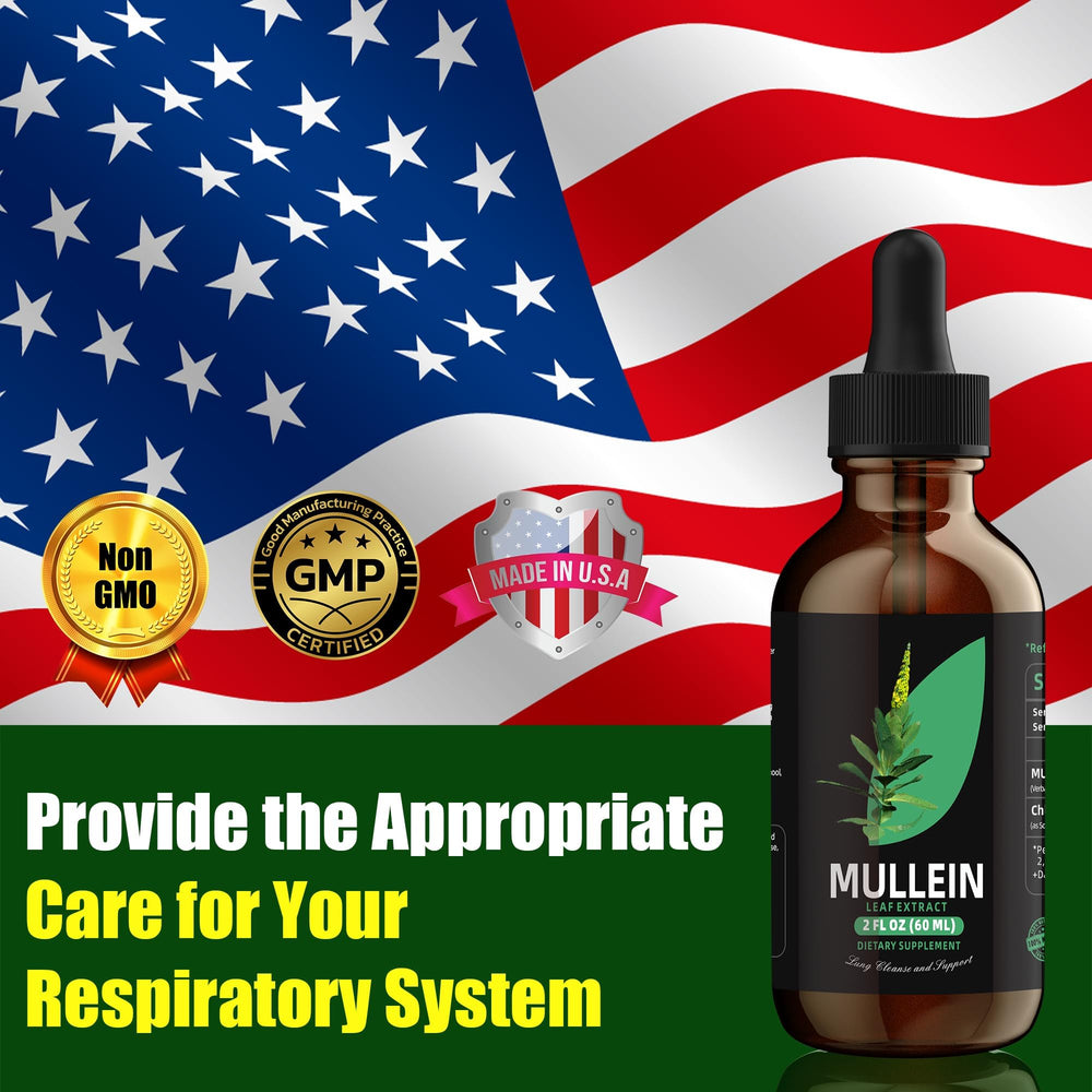 Recommended usage for YUMOYI Chlorophyll & Mullein Drops