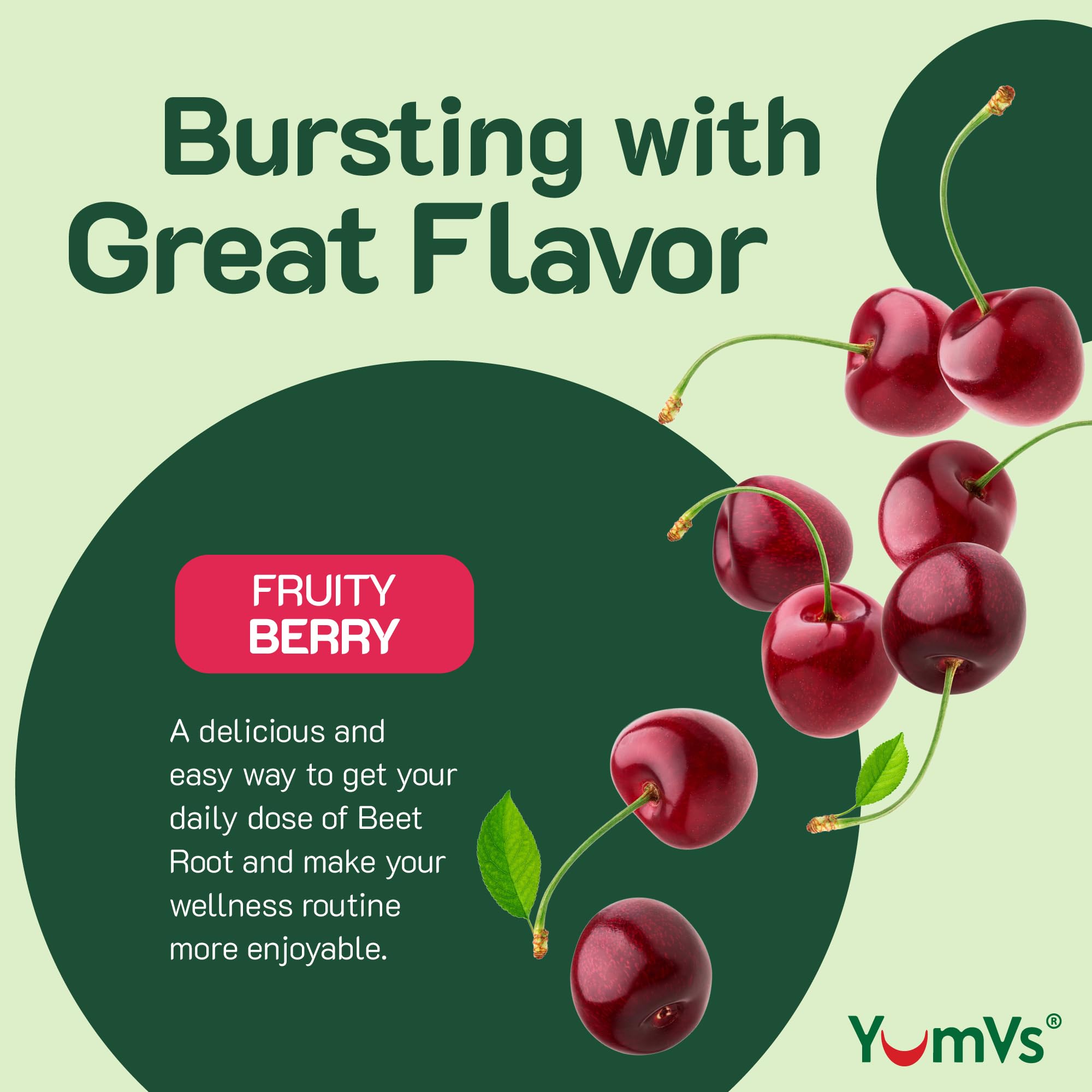 Beet root gummies texture and shape