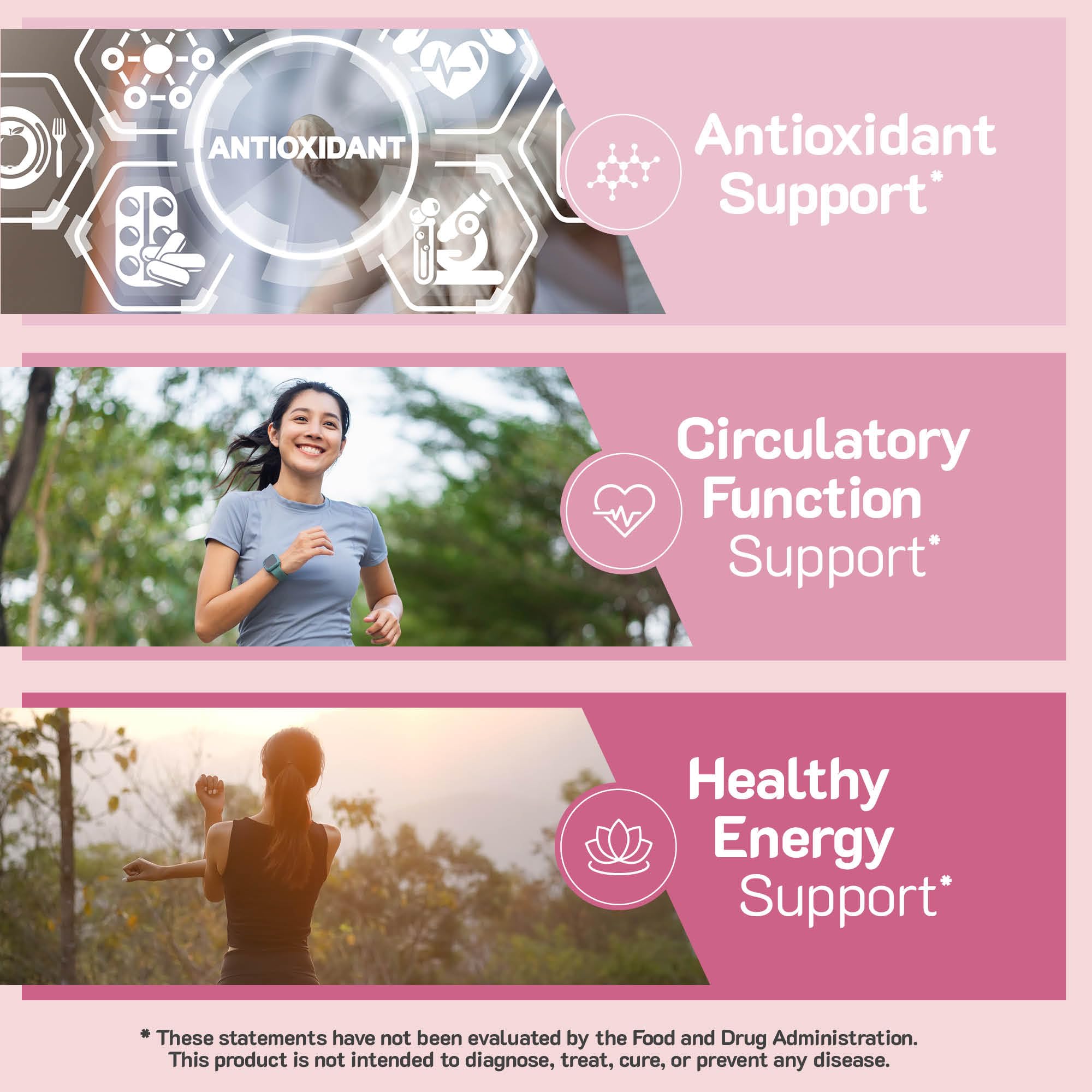 Beet root and tart cherry extract ingredients in gummies