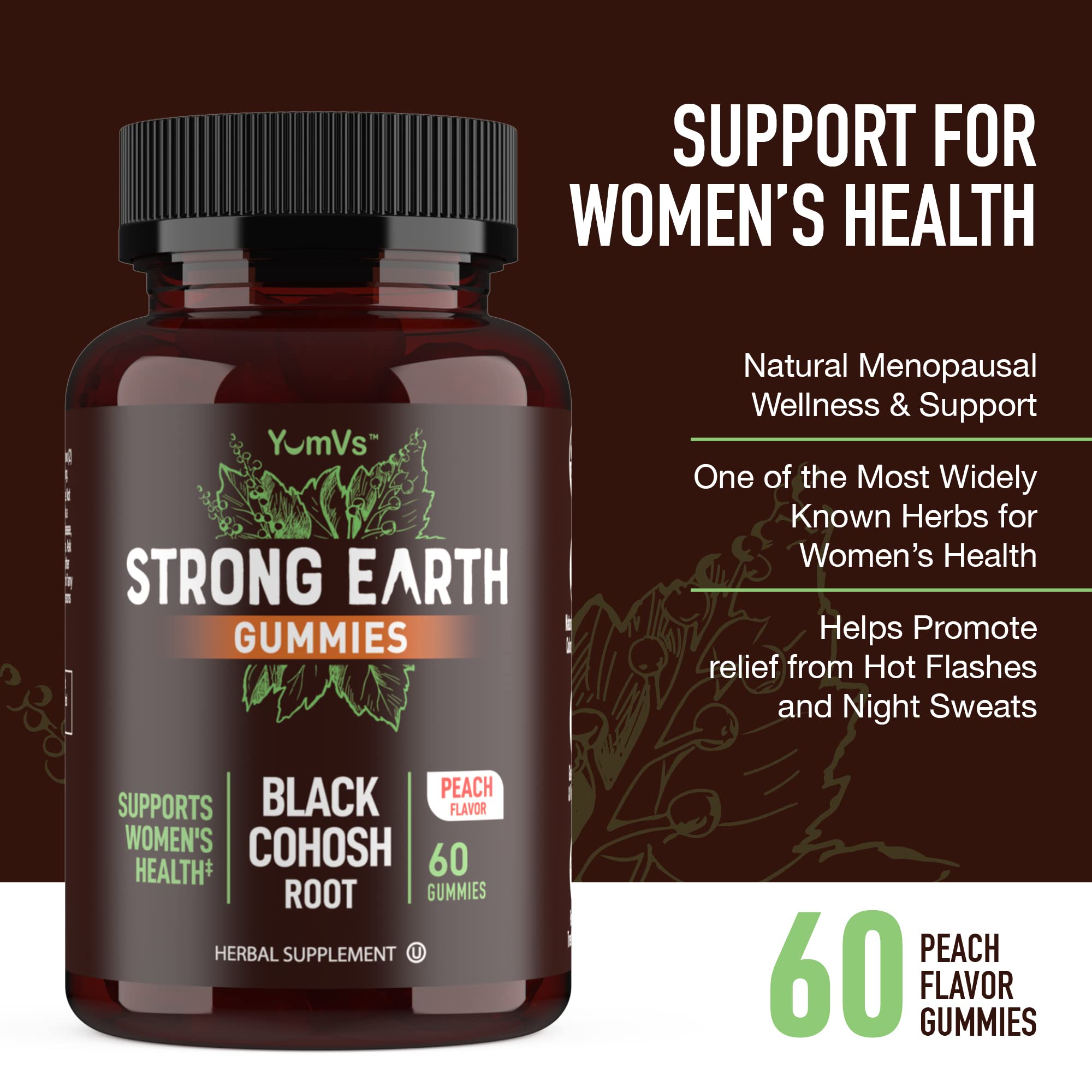 Close-up of peach gummies with natural colors