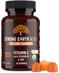 YUM-V'S Kids Strong Earth Organic Immune Health Gummies bottle
