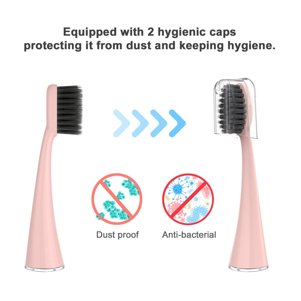 Multi-length bristles for deep cleaning and whitening