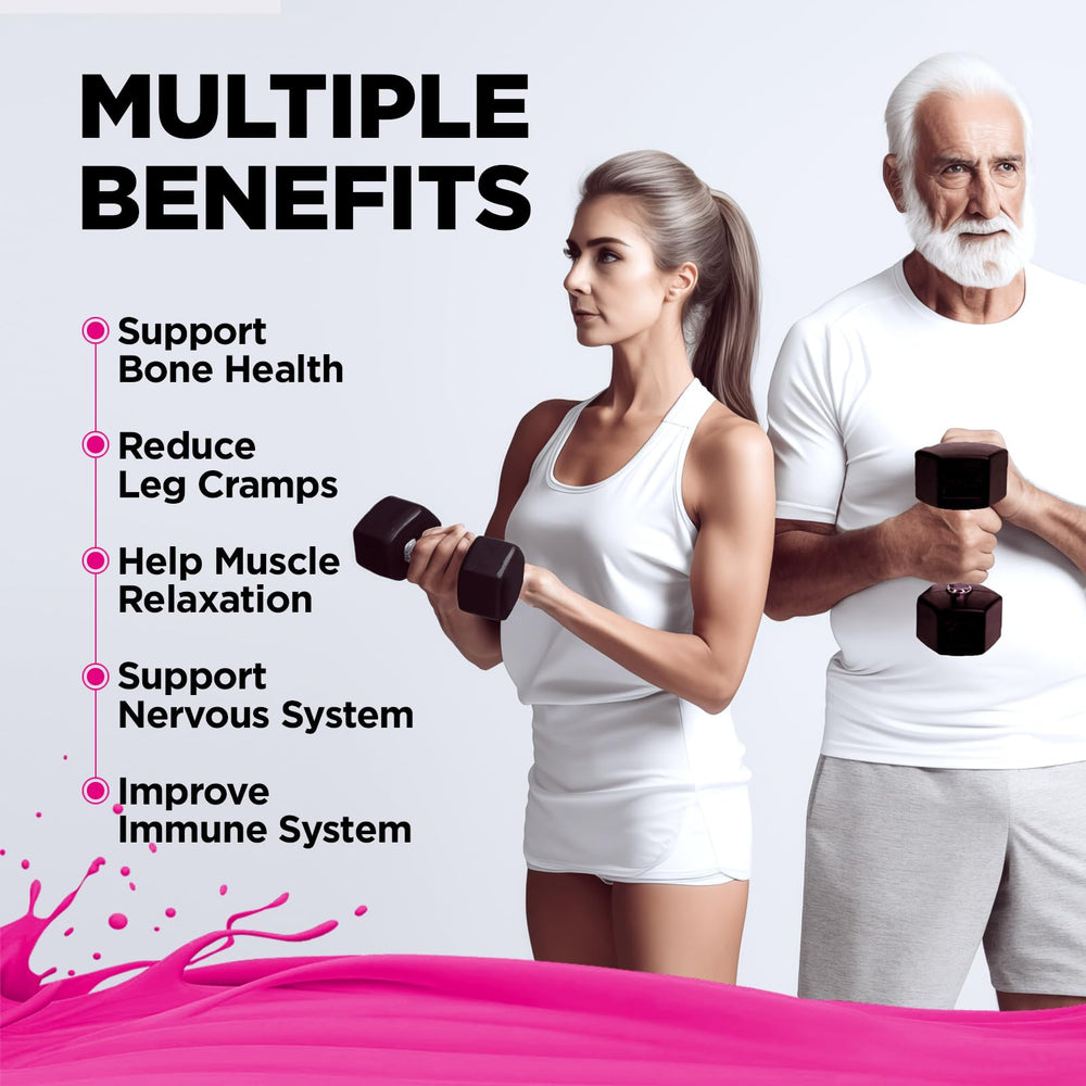 Visual of daily dose with D3, K2, and magnesium icons