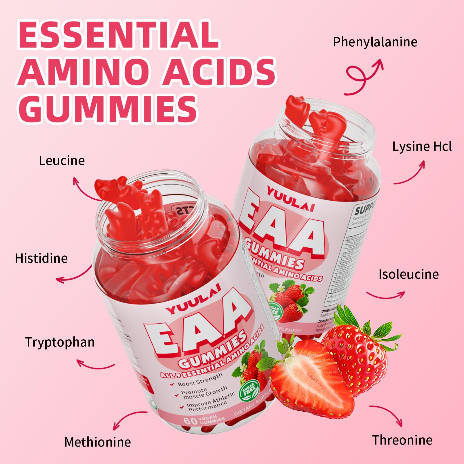 Non-GMO YUULAI EAA Gummies