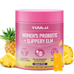 Hero image of YUULAI Women's Probiotic Slippery Elm Gummies