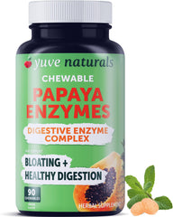 Yuve Papaya Digestive Enzymes bottle – 90 count
