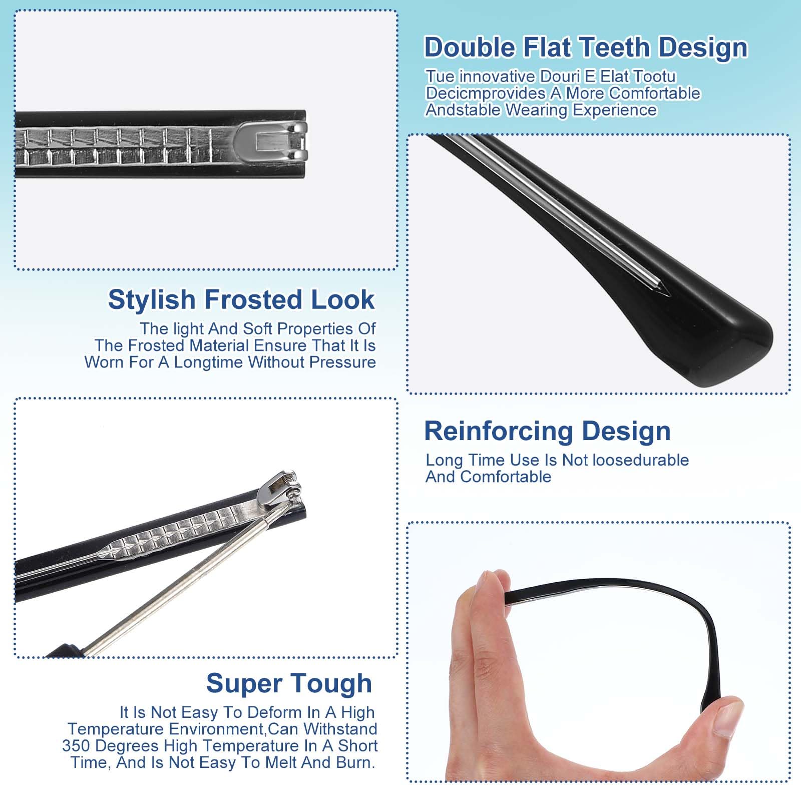 Easy at-home installation for beginners to replace glasses arms
