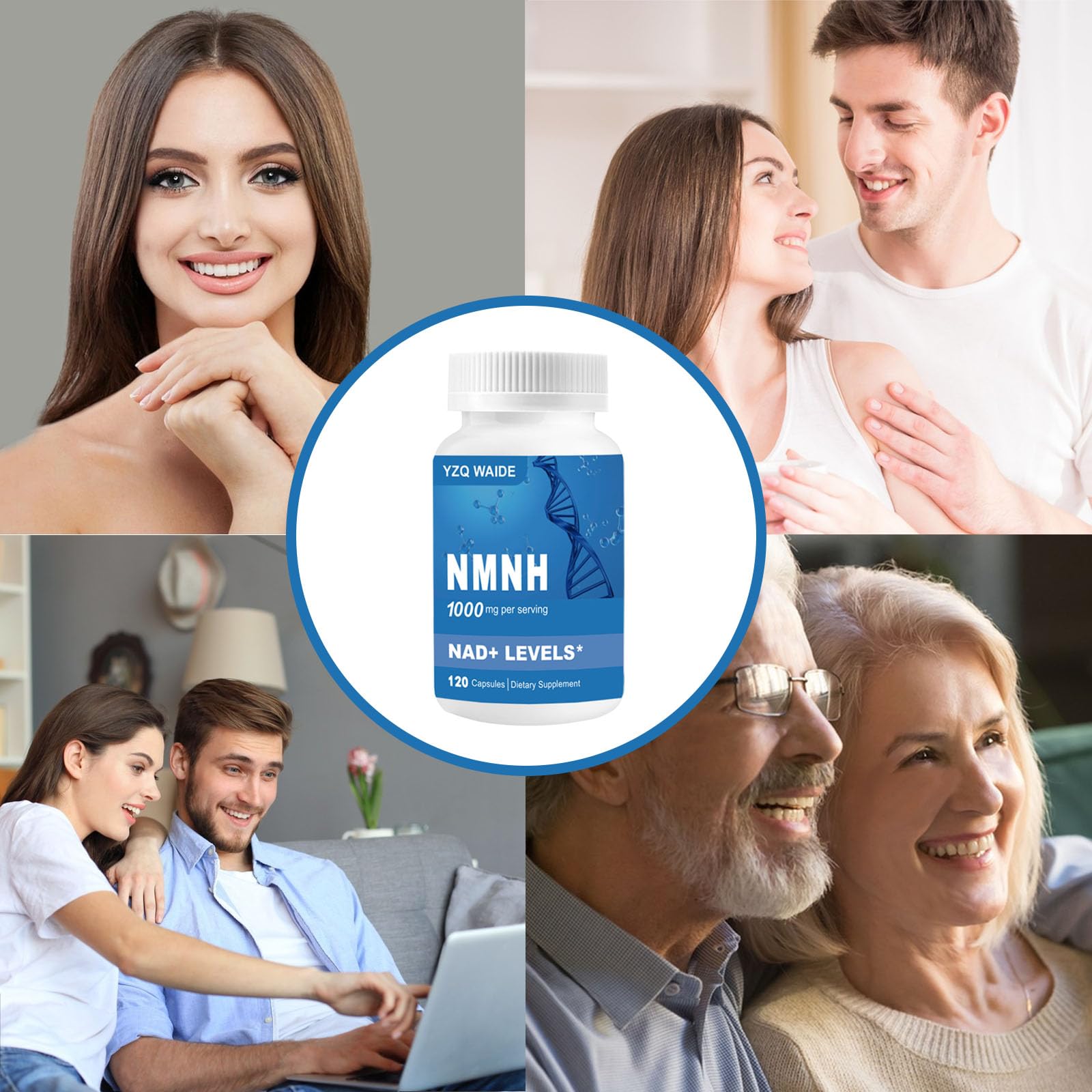 Product packaging and branding front view