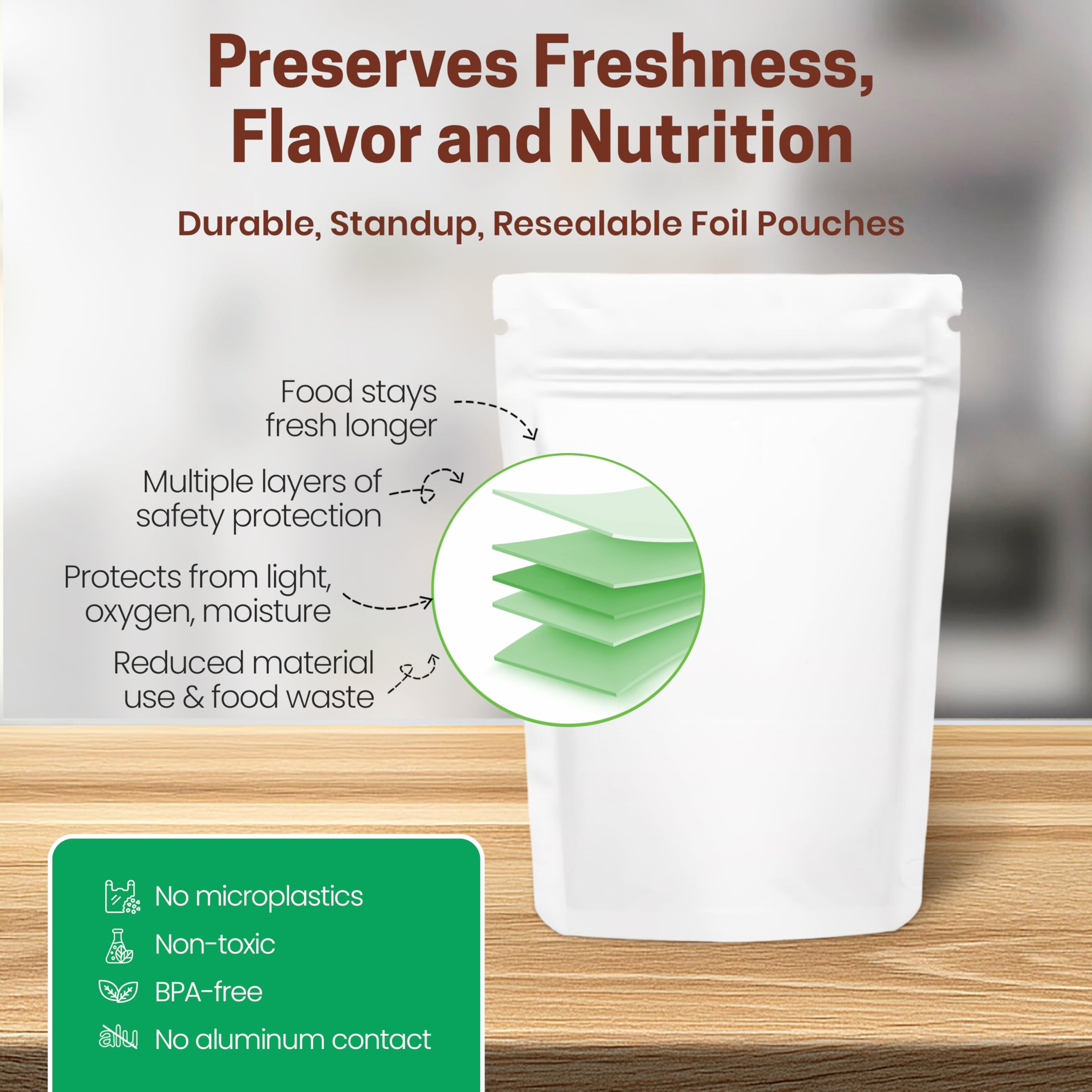 Z Natural Foods resealable 8 oz bag keeps aroma fresh.