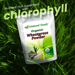 Smoothie featuring wheatgrass powder