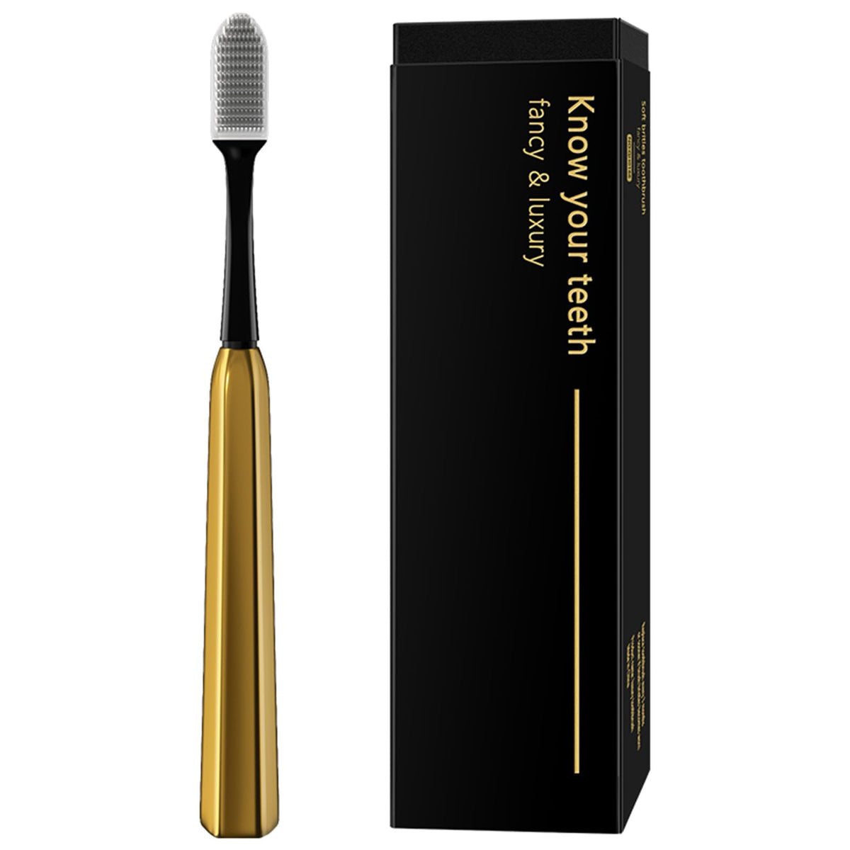 Z-VAPRESS Gold Ceramic Travel Toothbrush