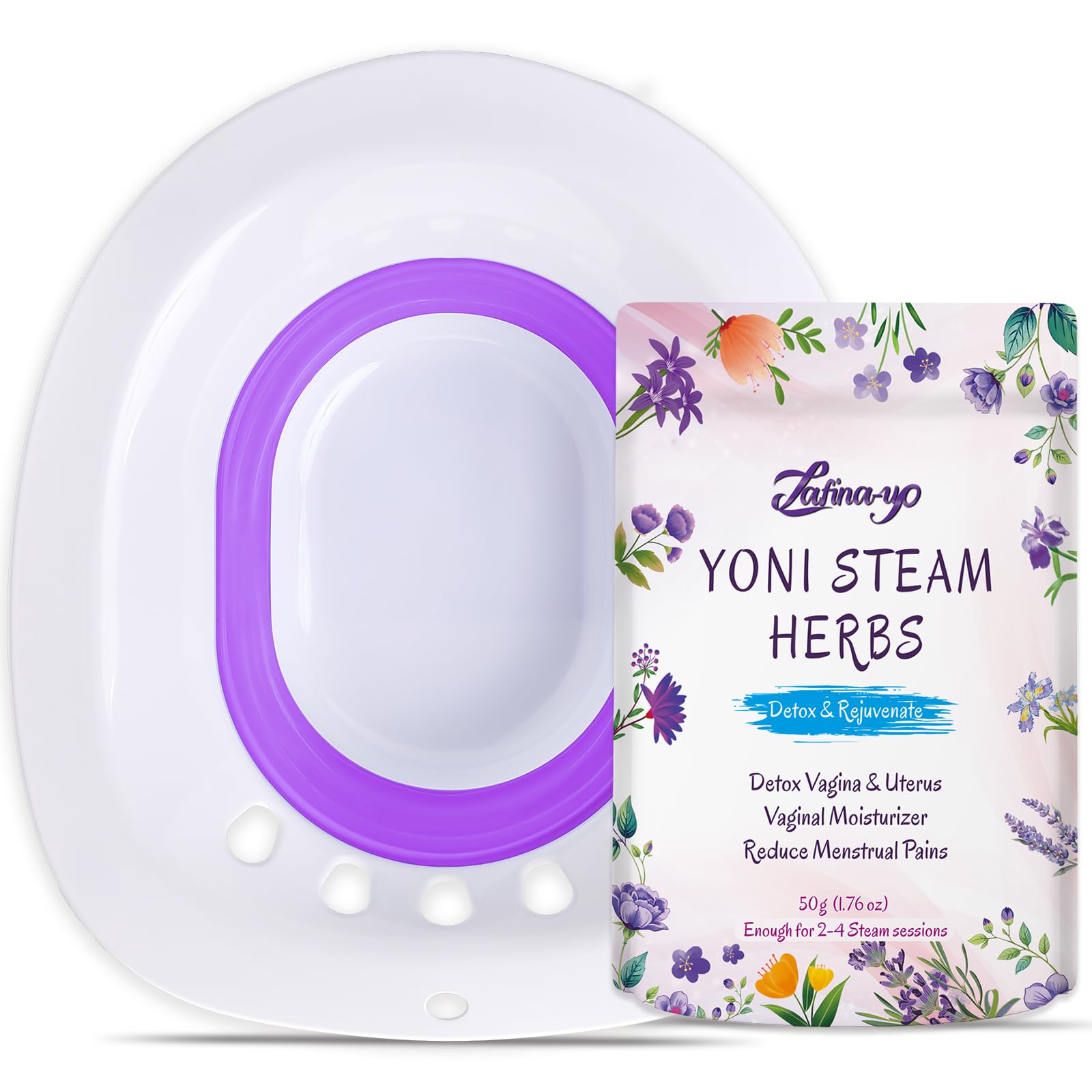 Foldable steam seat designed to fit over standard toilets