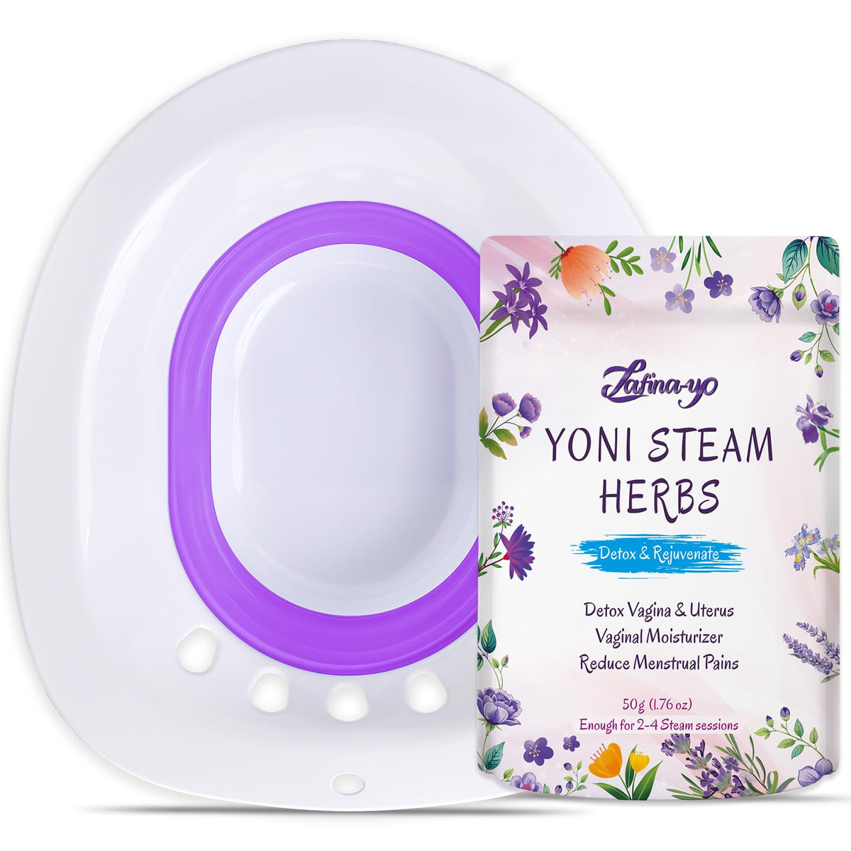 Foldable steam seat designed to fit over standard toilets