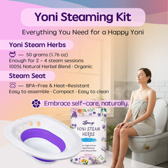 Natural herbal blend (50g) for Yoni steaming with rosemary, oregano, and basil