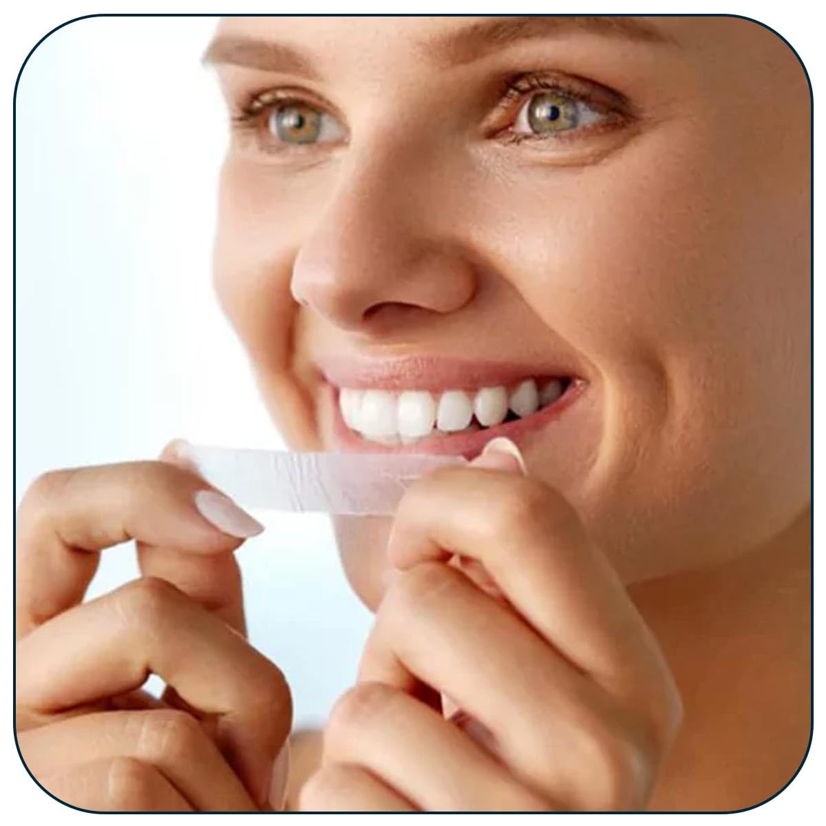 Made in USA label on ZAFINCO whitening strips