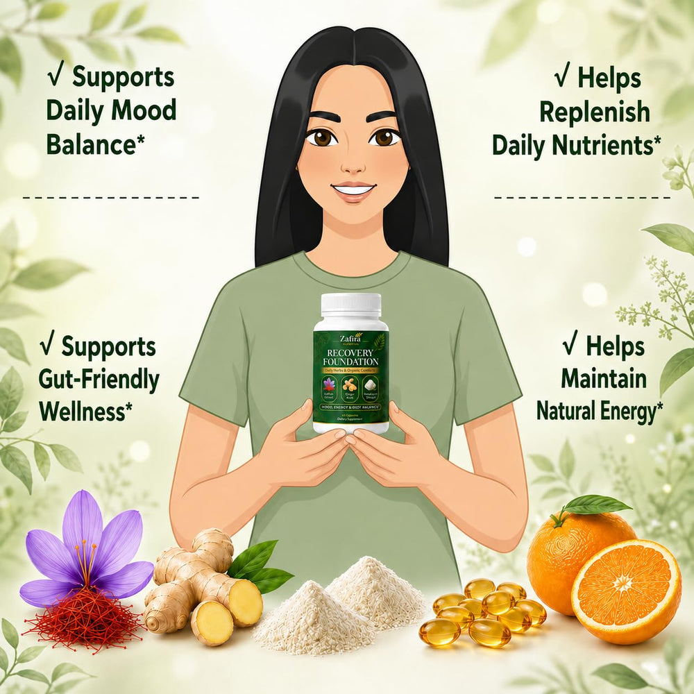 Zafira Organics capsules close-up highlighting smooth capsule texture for easy swallowing