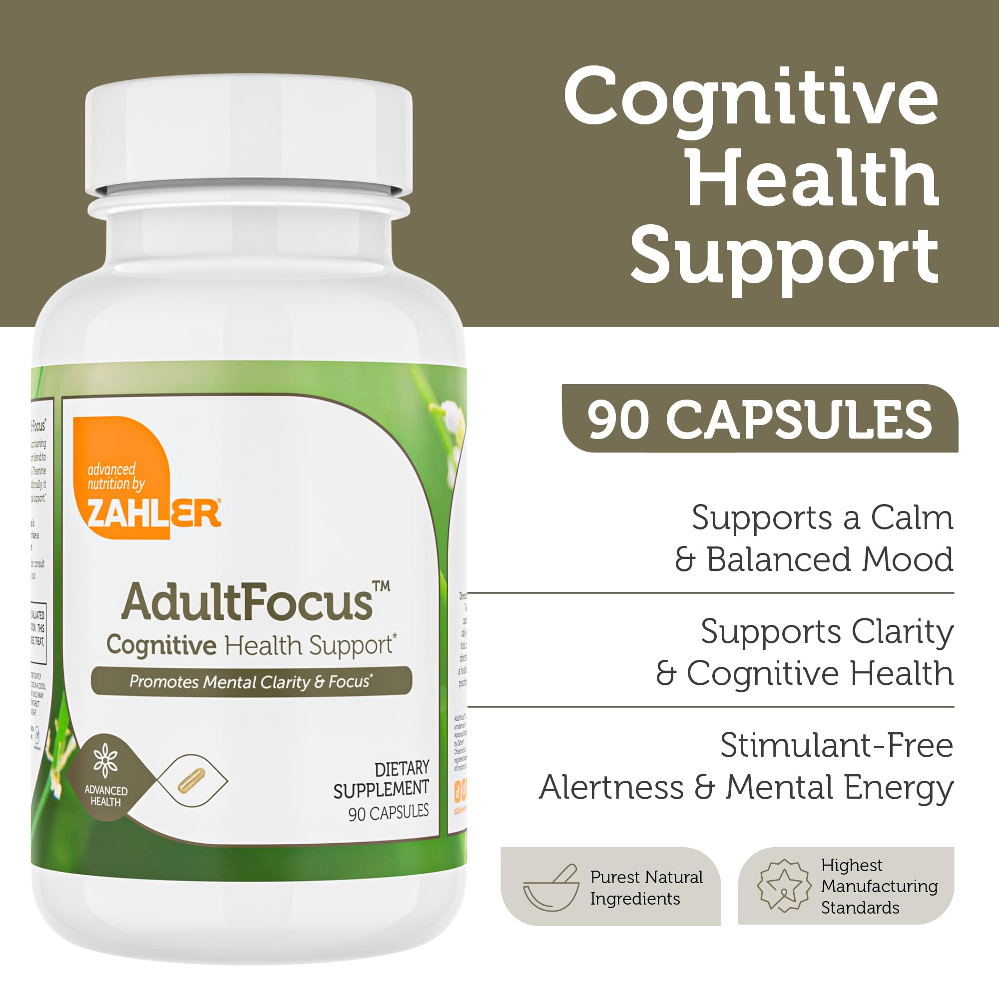 Close-up of Zahler AdultFocus capsules