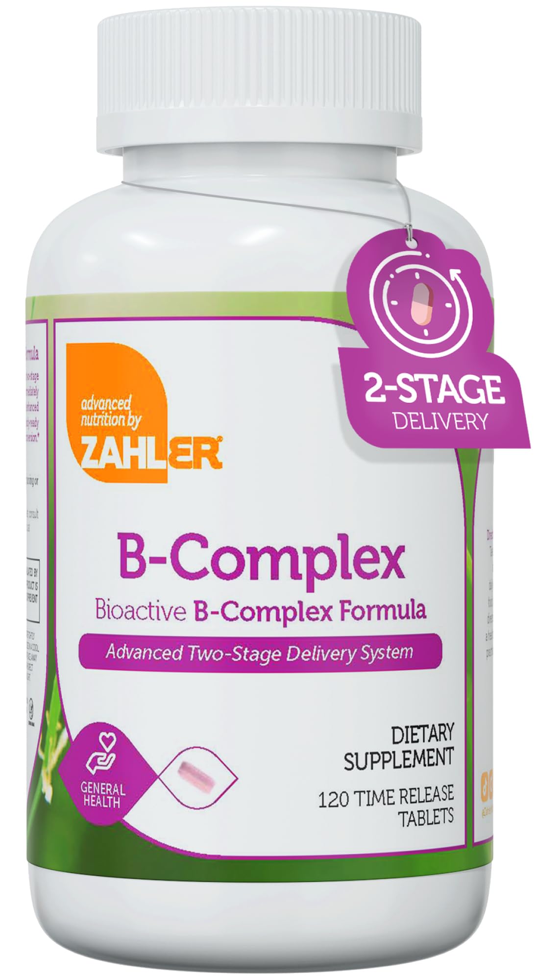 Zahler B-Complex vitamins bottle front label