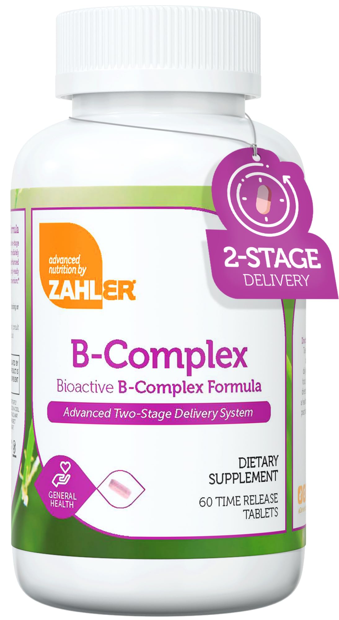 Zahler B-Complex Vitamins bottle label