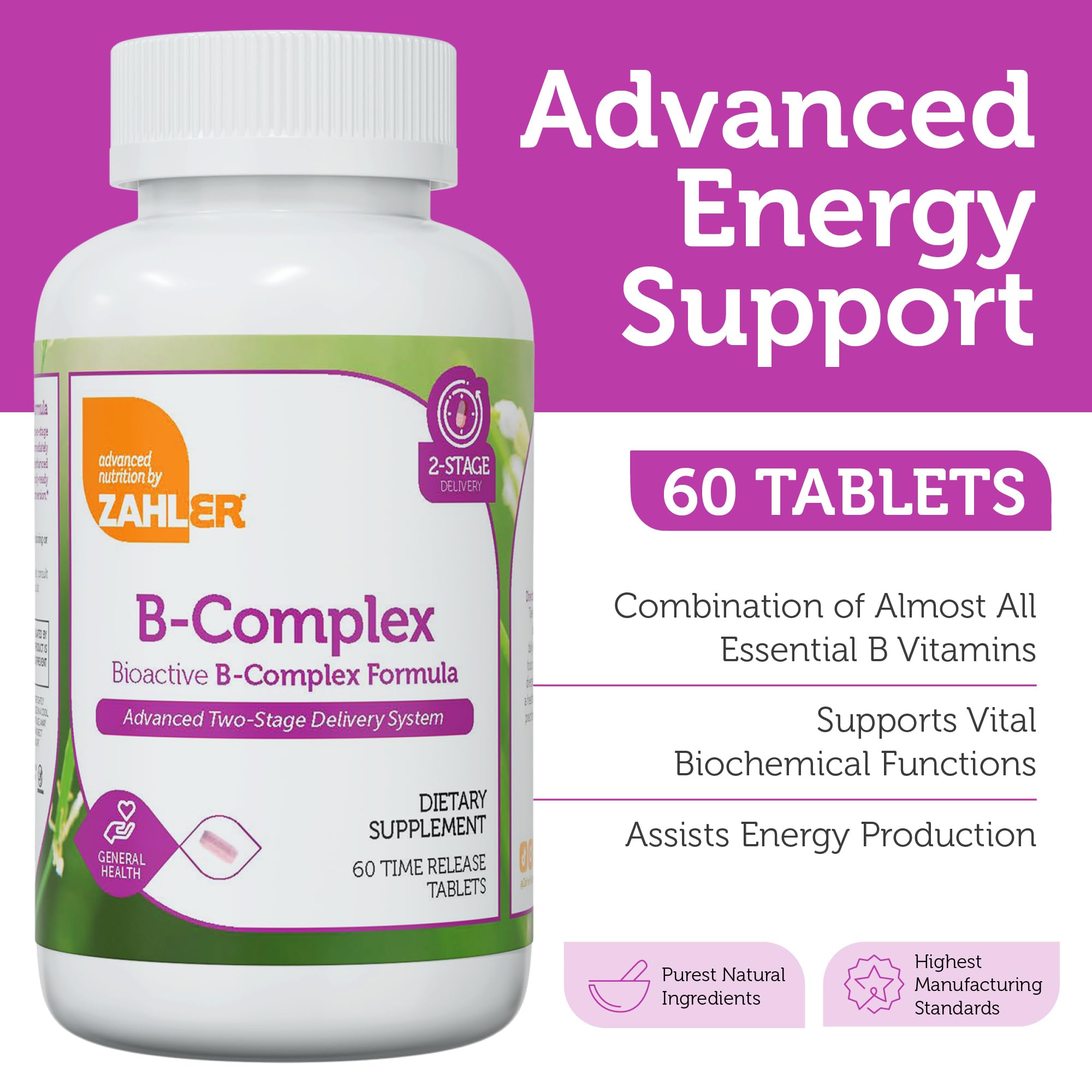Zahler B-Complex vitamins for women and men