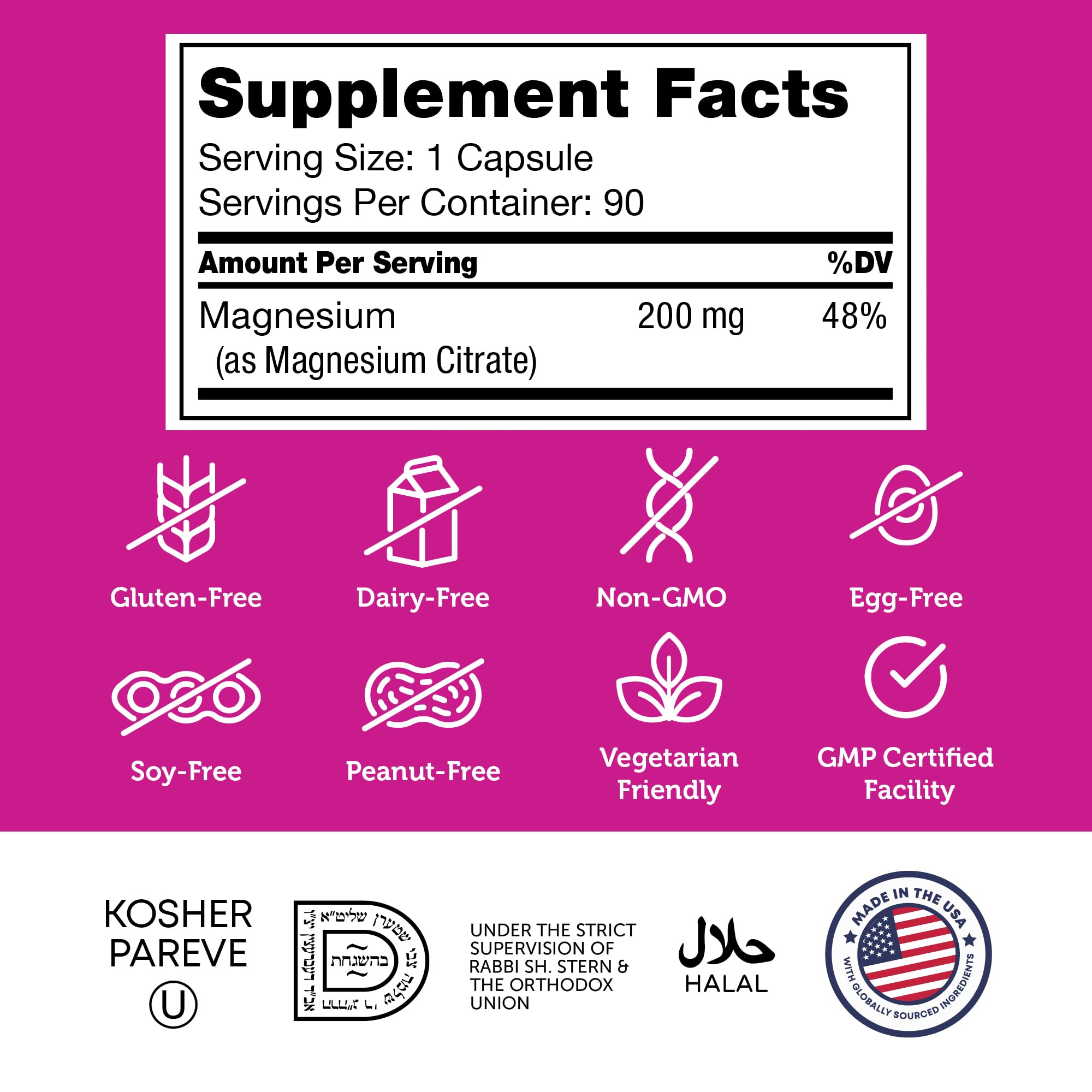 Made in the USA seal with natural ingredients