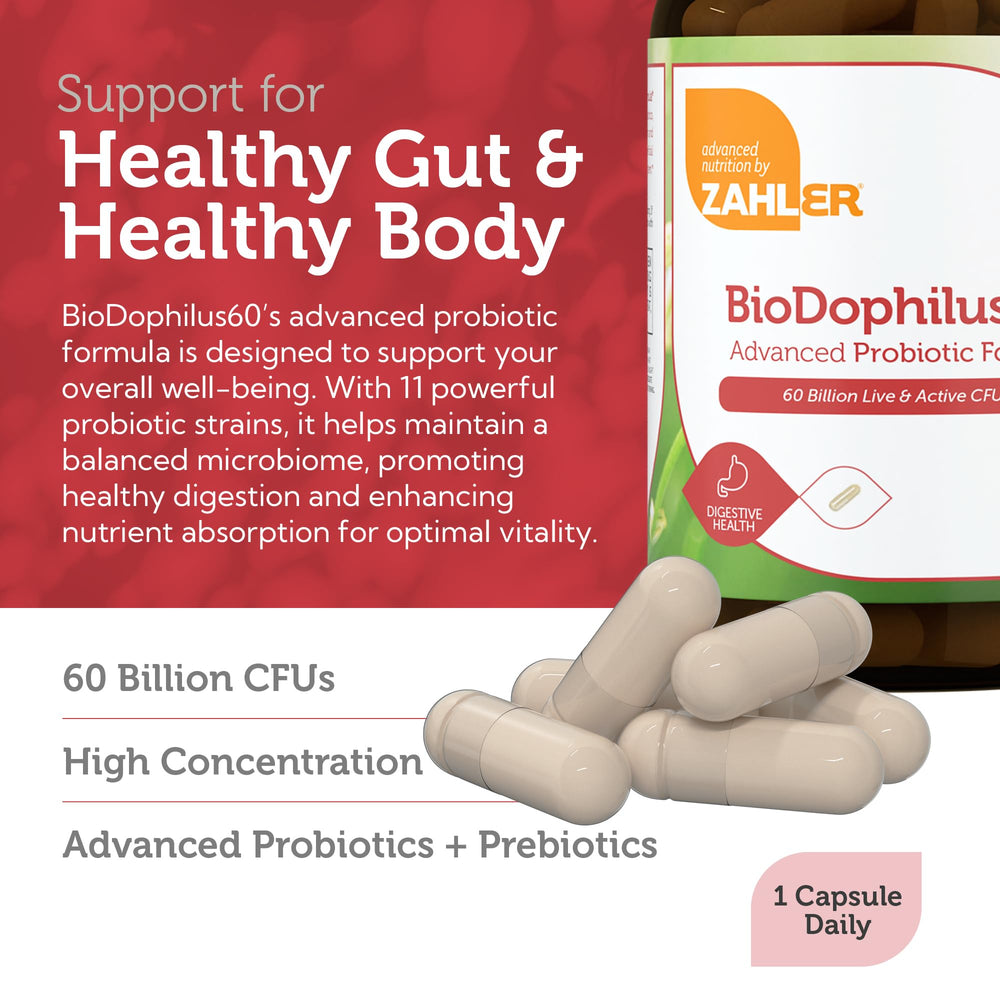 BioDophilus60 manufactured in the USA in GMP-certified facilities