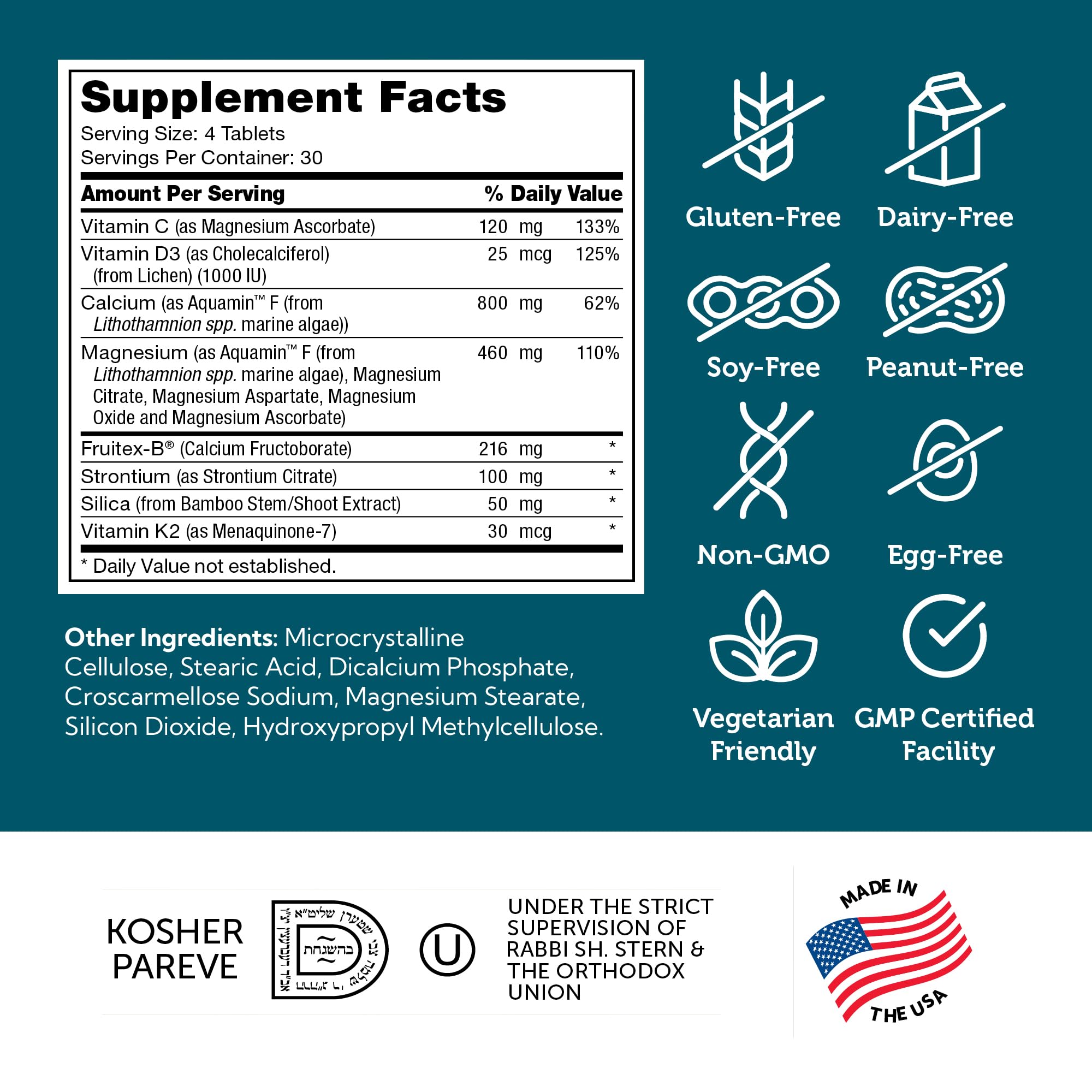 Zahler BoneFactor packaging box and bottle