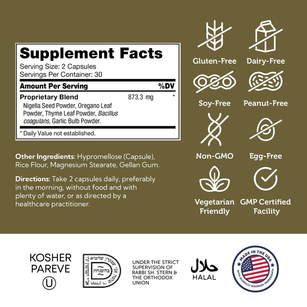 Zahler CandAid kosher certification label on packaging.