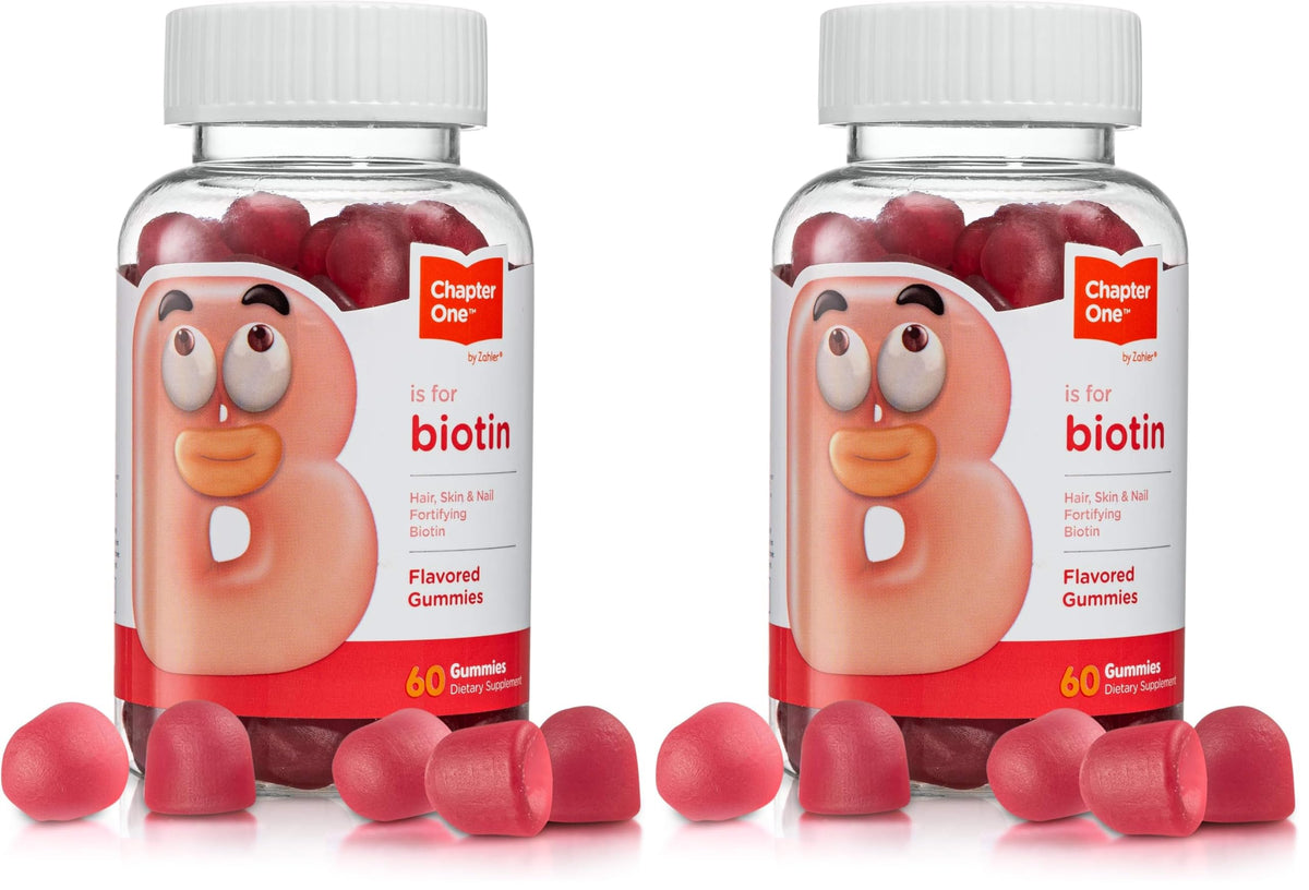 Zahler Chapter One Biotin Gummies bottle label