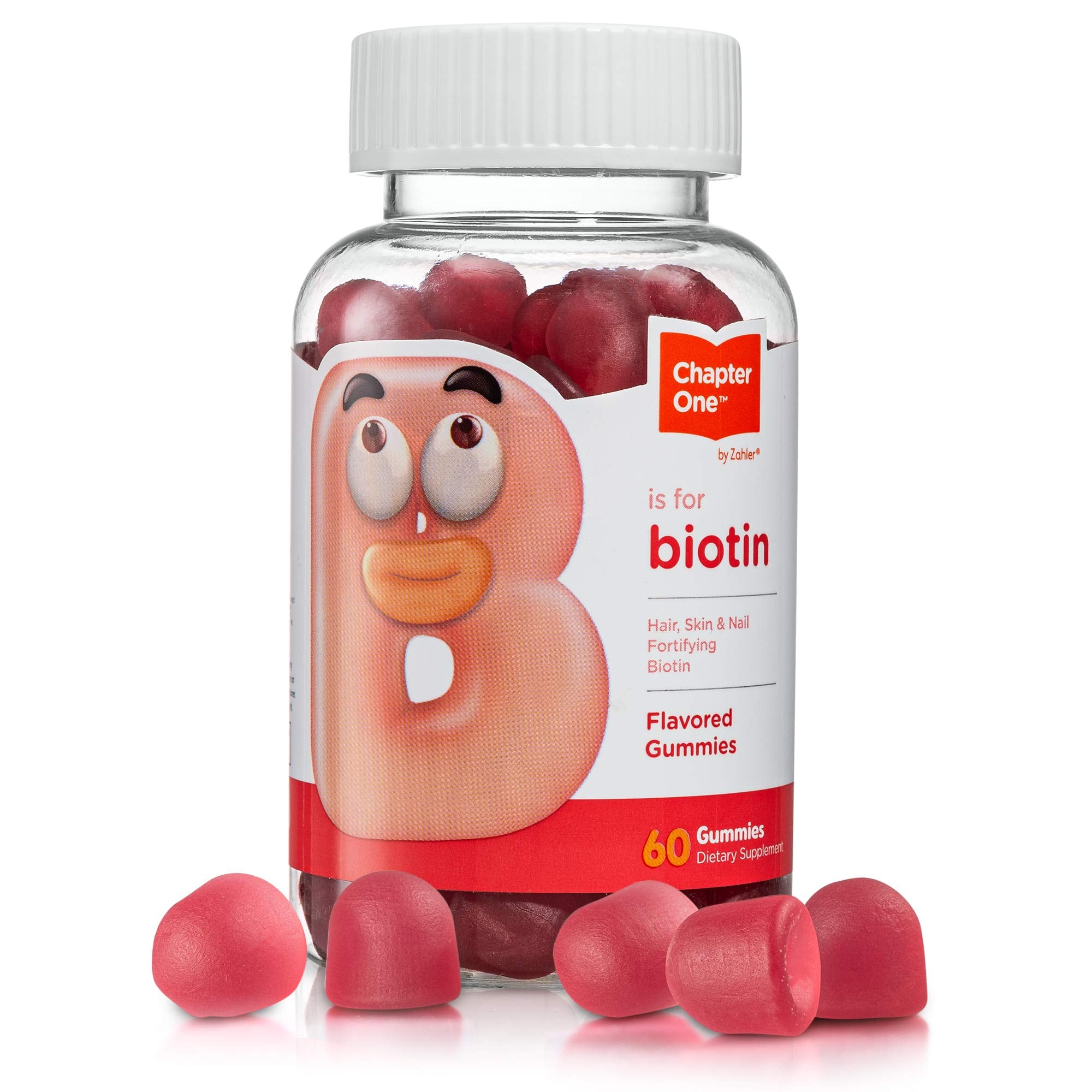 Zahler Chapter One Biotin Gummies bottle on white background