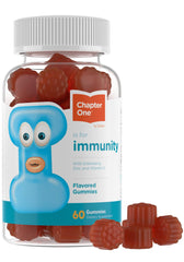 Zahler Chapter One Immune Support Gummies for kids and adults – 60 flavored gummies