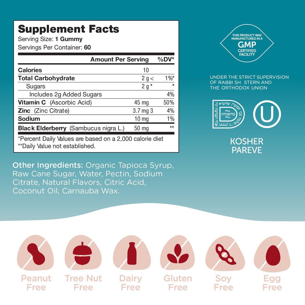 Made in USA GMP-certified facilities – Zahler immune support gummies