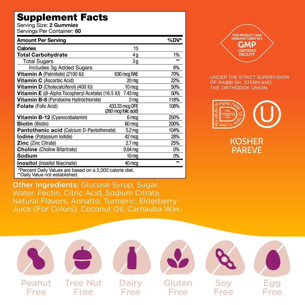 Made in the USA stamp on Zahler Chapter One M is for Multi bottle