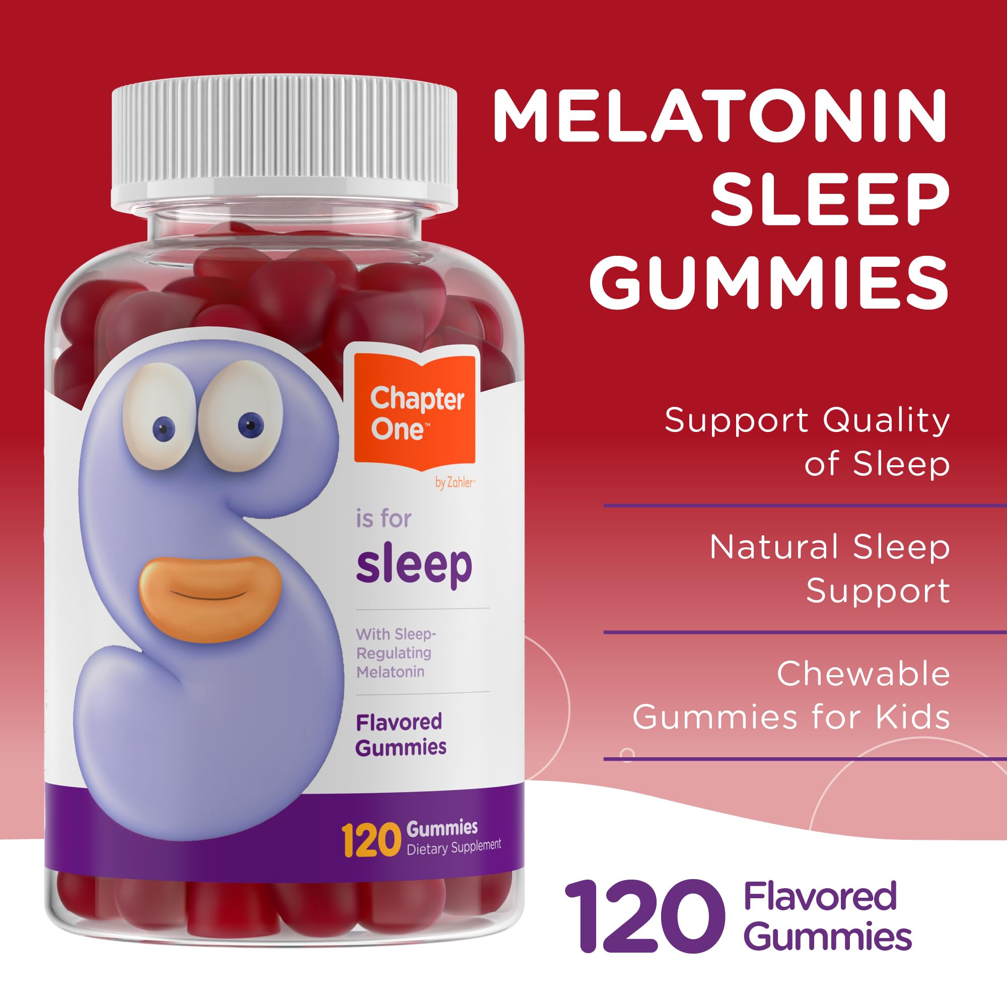 Family-friendly melatonin gummies for kids and adults, easy to chew at bedtime